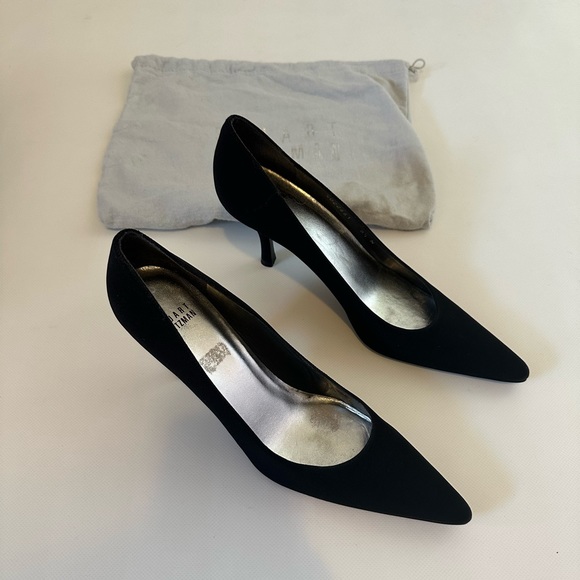 Stuart Weitzman Nylon Heels Sz 8.5 - Picture 3 of 8